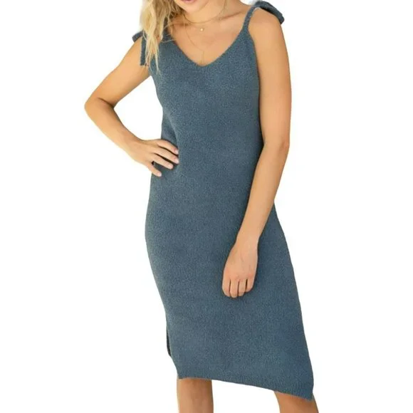 POL | Dresses | Pol Tie Shoulder Berber Fuzzy Midi Dress Blue Size Large Nwt | Poshmark POL | Dresses | Pol Tie Shoulder Berber Fuzzy Midi Dress Blue Size Large Nwt | Poshmark